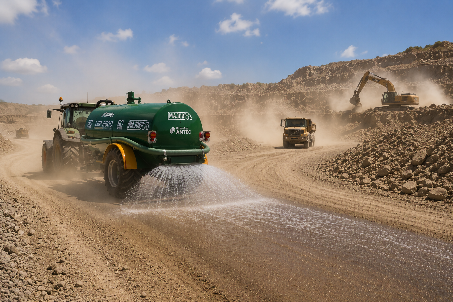 dust suppression water bowser
